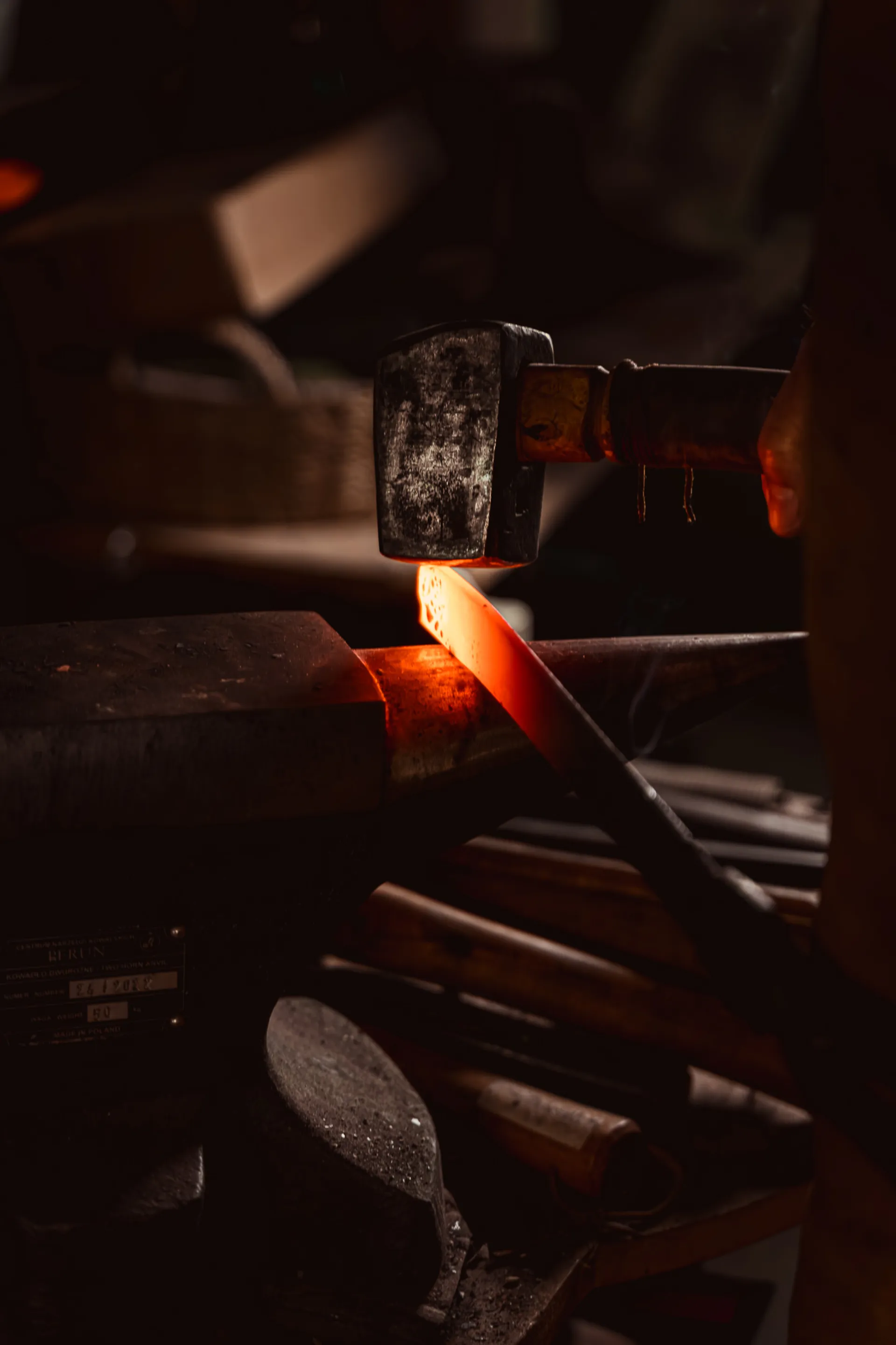 Détail du travail de forge