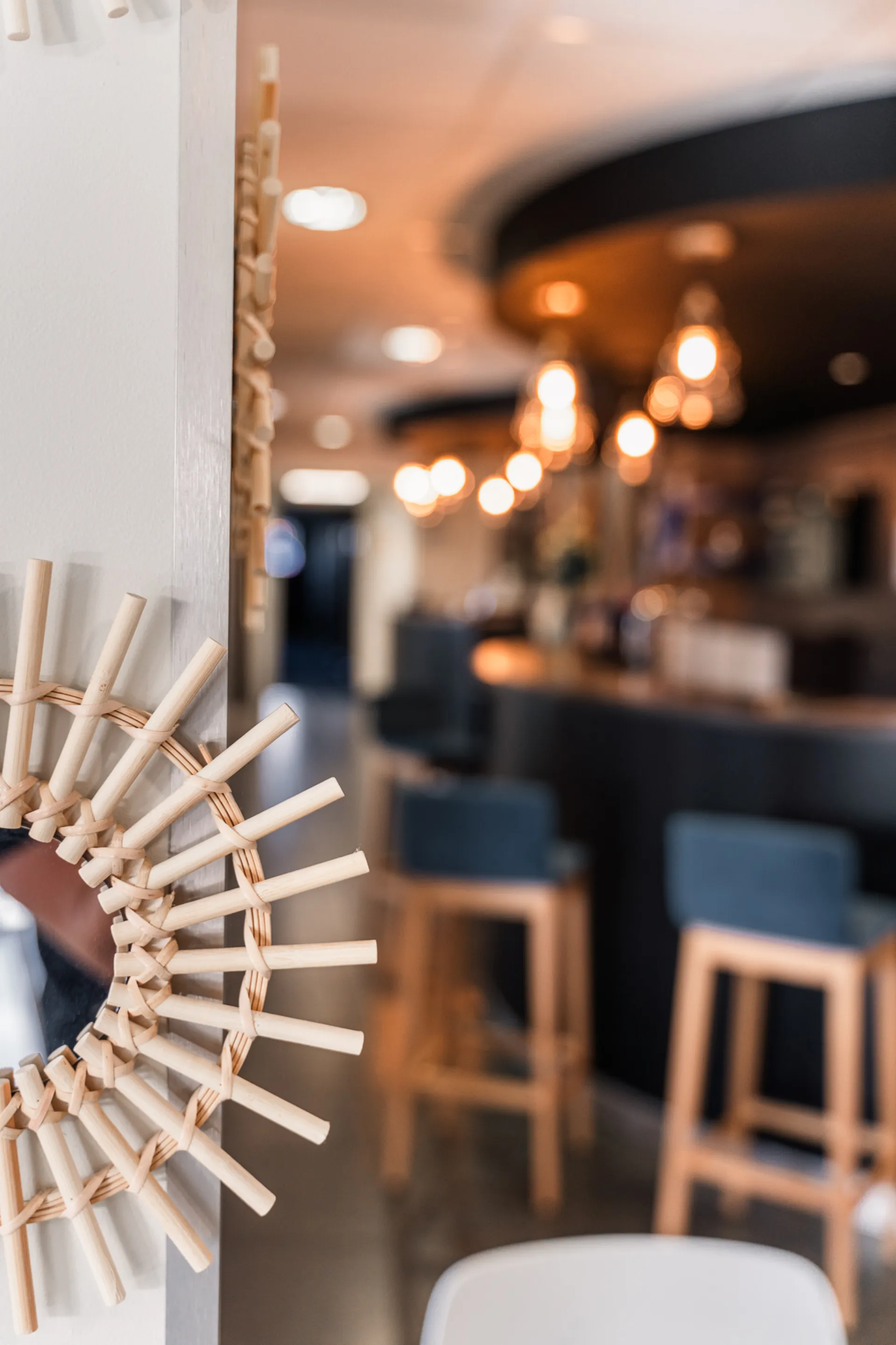 Hotel bar decoration, ambience photograph